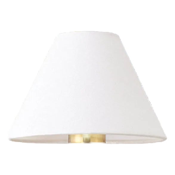 Matthew Izzo Home Daren Burlwood and Brushed Brass Wall Sconce With Shade For Sale