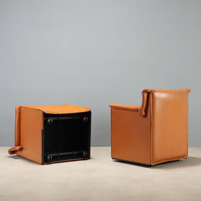 Laurianetta Lounge Chairs by Afra and Tobia Scarpa for B&B Italia, Set of 6 For Sale - Image 11 of 14