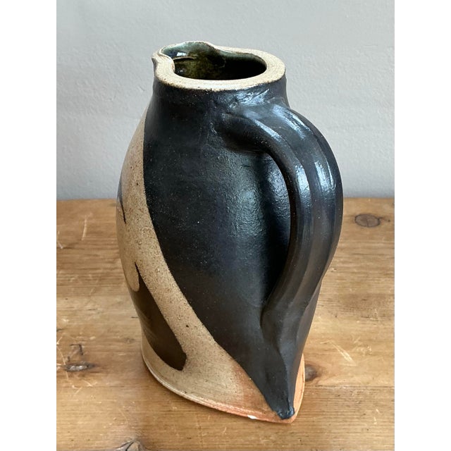 Vintage Original Studio Pottery Pitcher For Sale - Image 11 of 12