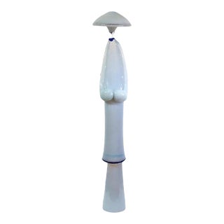 Alfredo Barbini, Chinese Woman, Modernist Murano Art Glass Sculpture, ca. 1960s For Sale