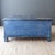 Rustic Blue Painted Cedar Blanket Chest Trunk With Empire C Curved Feet For Sale - Image 12 of 17
