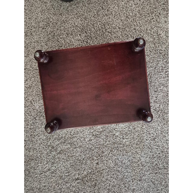 Vintage Victorian-Style Footstool For Sale - Image 4 of 7