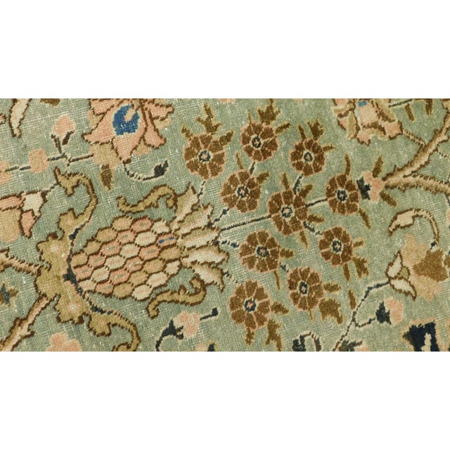 Antique Persian Tabriz Rug. 10'6"x 13'6" For Sale - Image 9 of 12