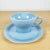 This vintage Pacific Pottery Arcadia cup and saucer set is in lovely condition. Pastel Delph Blue. Mid Century Modern...