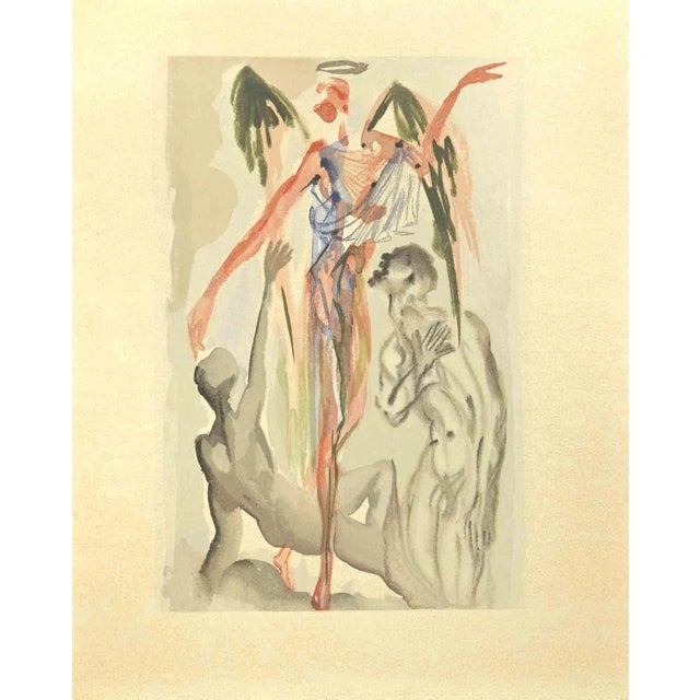 Salvador Dali, The Earthly Paradise, Woodcut, 1963 For Sale