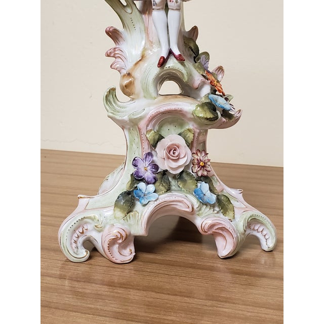 Antique Porcelain German Candle Holders a Pair Chairish
