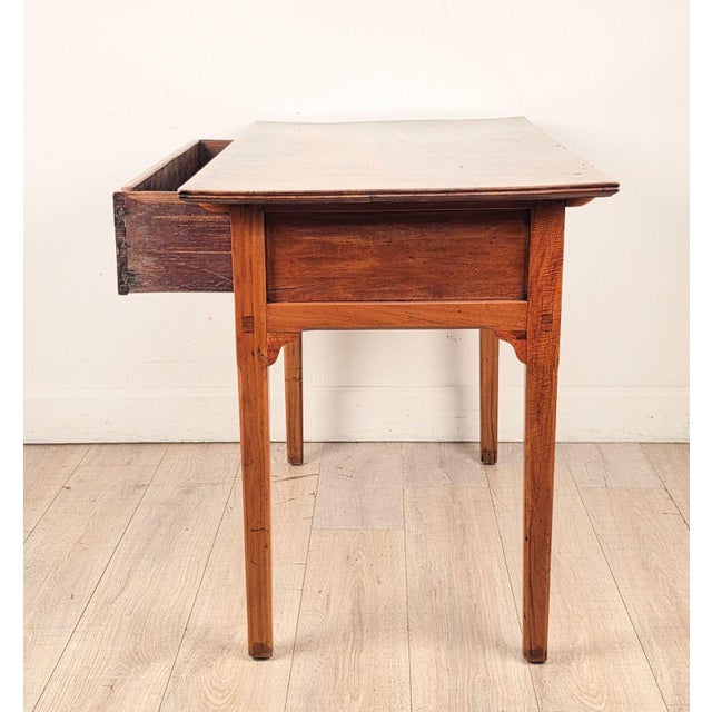 American Fruitwood One-Drawer Tavern Table, Circa 1810 For Sale - Image 4 of 9