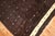 Early 20th Century Antique Black Turkish Mohair Rug - 4'7" x 5'9" For Sale - Image 5 of 7