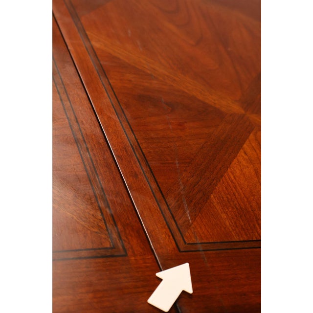 Brown Ethan Allen Tuscany Verona Double Pedestal Extendable Dining Table For Sale - Image 8 of 18