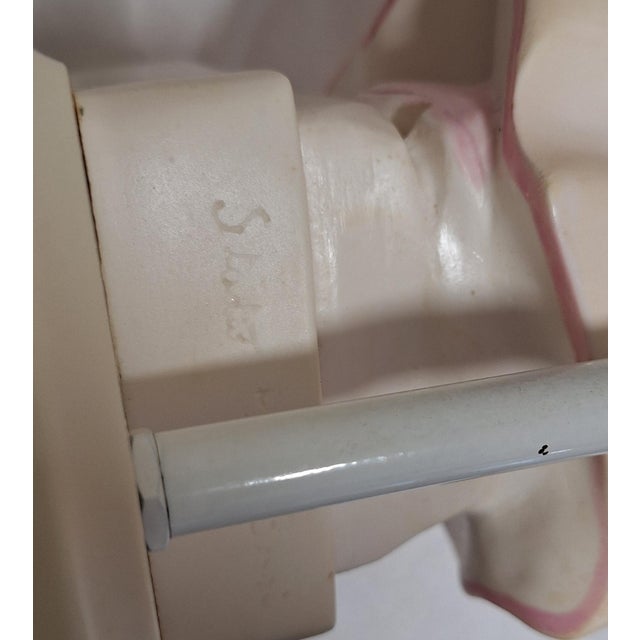 Vintage Italian Table Lamp Depicting a Reading Girl in Stonelite, 2000s For Sale - Image 10 of 13