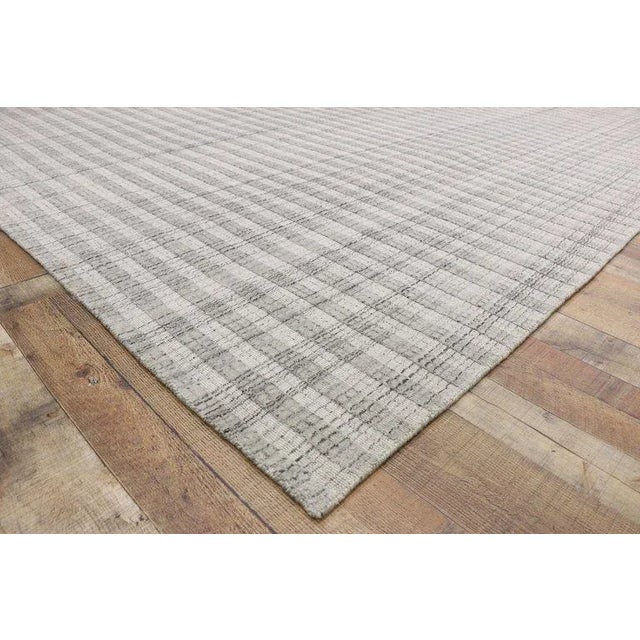 Transitional Gray Area Rug - 8′11″ × 11′11″ For Sale In Dallas - Image 6 of 9