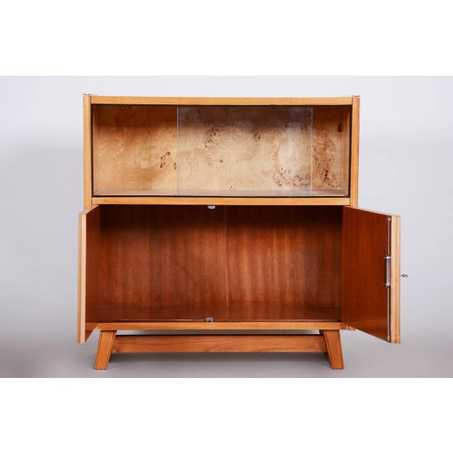 Mid-Century Modern Czech Cabinet, 1940s For Sale - Image 3 of 9