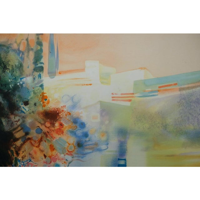 Modern Daniel Gelis, Paysage de Provence, Lithograph For Sale - Image 3 of 7