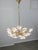Vintage Italian Murano Glass Flower Chandelier, 1980s For Sale - Image 13 of 16