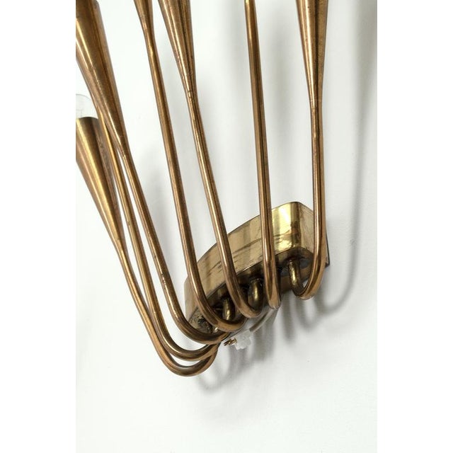Brass Wall Sconces, Set of 2 For Sale - Image 5 of 10