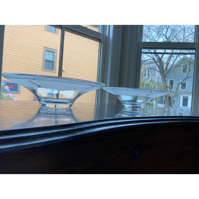 Decorative Glass Bowls (2) by Barbara Barry for Baker Furniture - Vintage Early 2000s For Sale In Boston - Image 6 of 9