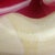 Murano Murano Vintage Seguso Gold Flecks White Deep Pink Italian Art Glass Folded Over Rim Bowl Dish For Sale - Image 4 of 5