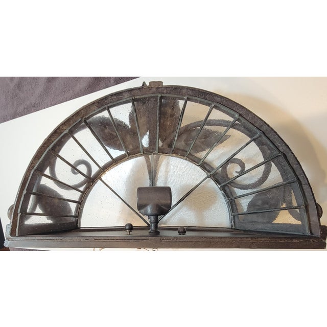 Modern Contemporary Paul Ferrante Set of 2 Cast Iron & Steel Large Series 4000Wall Sconces For Sale - Image 3 of 8