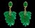 140 Carat Colombian Emerald Briolettes Hanging Drop Earrings 18 Karat Gold, A Pair For Sale - Image 9 of 18