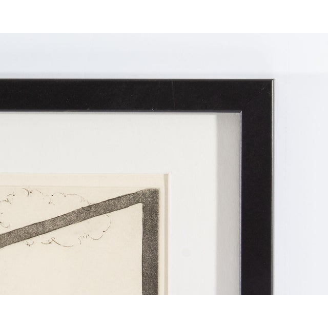Figurative 1970 Etching of a Seated Woman Benjamin Levy For Sale - Image 3 of 8
