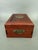 Chinese Asian Wooden Jewelry Box Brass Red Lined Trinket Chest W/Key + Lock Vintage For Sale In Tampa - Image 6 of 18