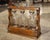 19th Century 3-Bottle English Oak and Silver Plated Locking Decanter Set For Sale - Image 18 of 18