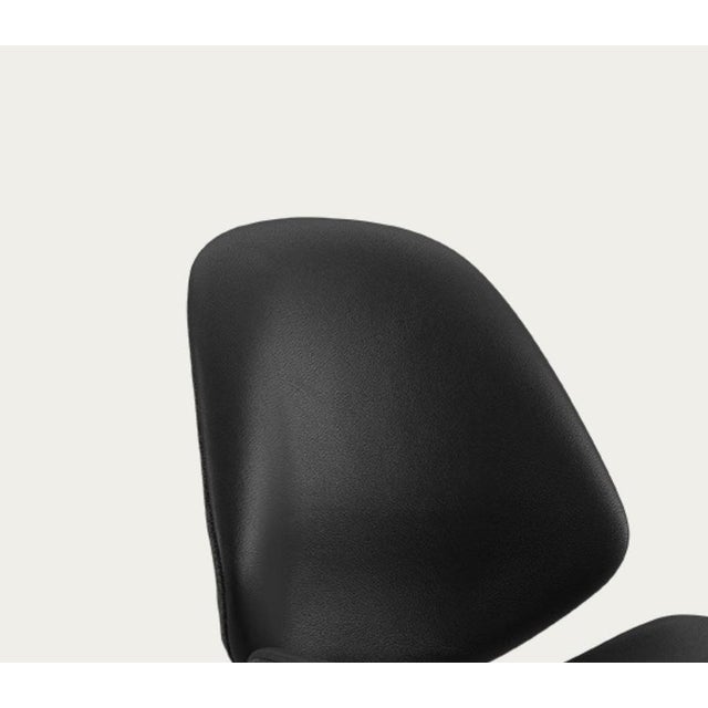 Council Family Salon Chair in Prestige Black by Salto and Sigsgaard for OneCollection For Sale - Image 11 of 15