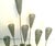 Metal MCM Tage Andersen Brutalist Welded Wire Woven Mesh Candle Cones on Block Bases Style /7 For Sale - Image 7 of 10