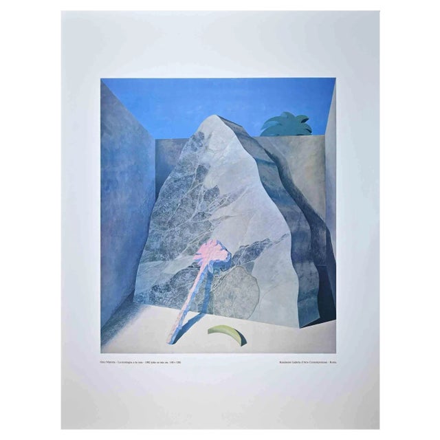 After Gino Marotta, The Mountain and the Rose, Vintage Poster, 1982 For Sale