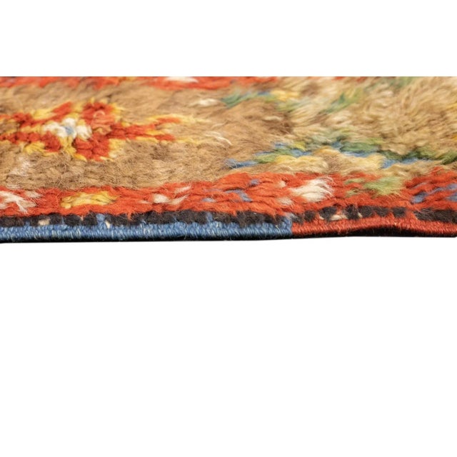 Antique Turkish Rug 3'6'' x 4'11'' For Sale - Image 9 of 12