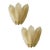 Venetian Wall Sconces in Amber Graniglia Leaves Murano Glass by Simoeng for Simoeng, Set of 2 For Sale - Image 6 of 6