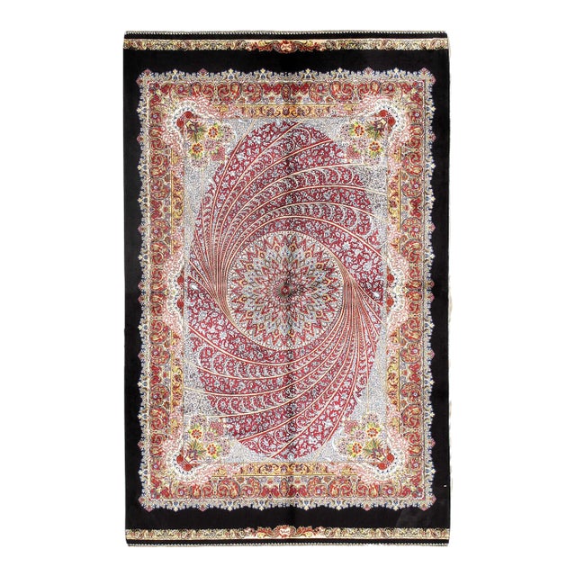 Pasargad DC Exquisite Design Paris Palace Fine Power Loom v. Silk Rug For Sale