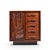 Witco Style Pulaski Oceanic Mid Century Highboy Armoire This armoire measures: 48 wide x 19 deep x 52.5 inches high...
