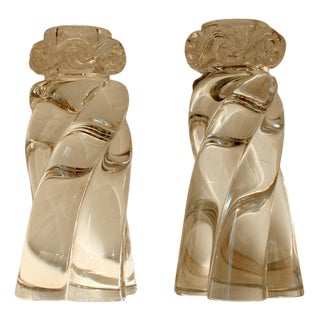 Aladin Crystal Candlestick from Baccarat For Sale