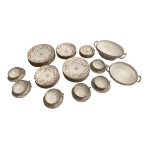 Early 1900s Theodore Haviland Schleiger 340 Pattern Service for 6- 44 Pieces
