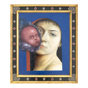 Robert Dandarov "Madonna" Oil on Canvas, 1987