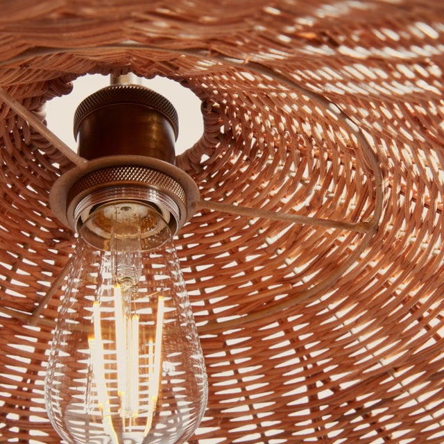 Contemporary Kasbah Rattan Pendant For Sale - Image 3 of 4