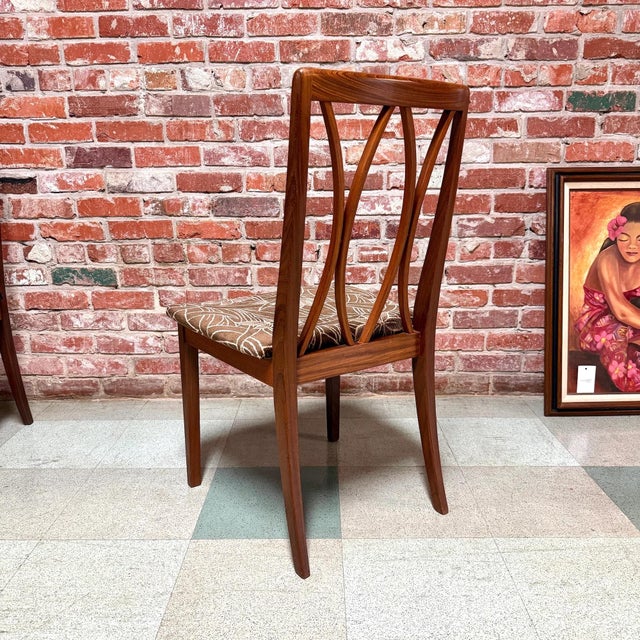 Wood Mid 20th Century G-Plan X Dining Chairs by Leslie Dandy For Sale - Image 7 of 9