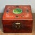 1990s Vintage Rosewood Jewelry Box With Mother of Pearl & Jade Inlay | Chinoiserie Trinket Box For Sale - Image 5 of 9