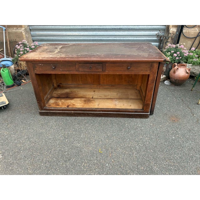 Beech Countertop Worktable, 1960s For Sale - Image 12 of 12