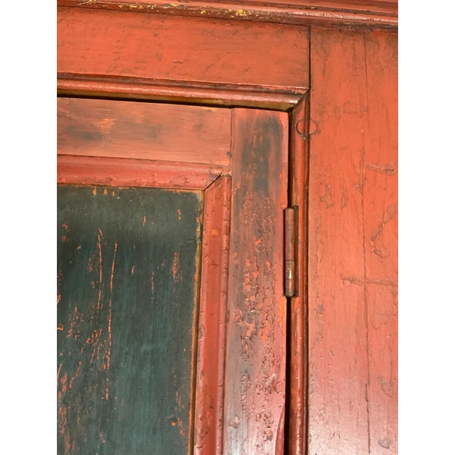 Late 19th Century Primitive Pine Cupboard For Sale - Image 5 of 12