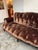 Brown Provasi Bespoke Paris Velvet Sofa, Vintage For Sale - Image 8 of 12