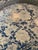 Metal Vintage Round Tray With Blue and White Chinoiserie Print For Sale - Image 7 of 7