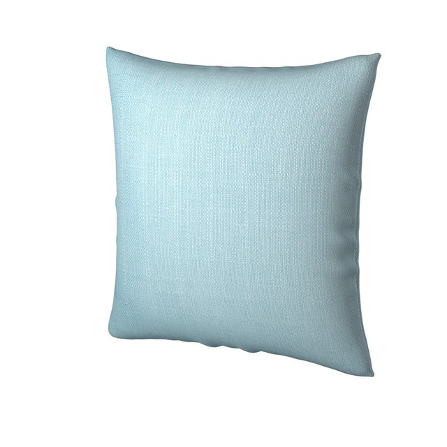 Kenneth Ludwig Chicago 20 x 20 Pillow Sterling Breeze - Down Insert For Sale - Image 4 of 9