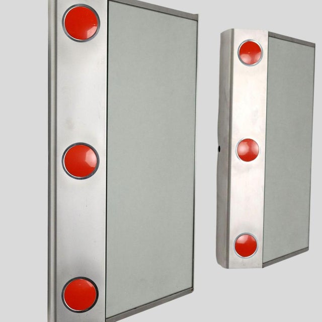 Vintage Shelves in Aluminium, Plastic & Glass, Italy, 1970s For Sale - Image 4 of 8