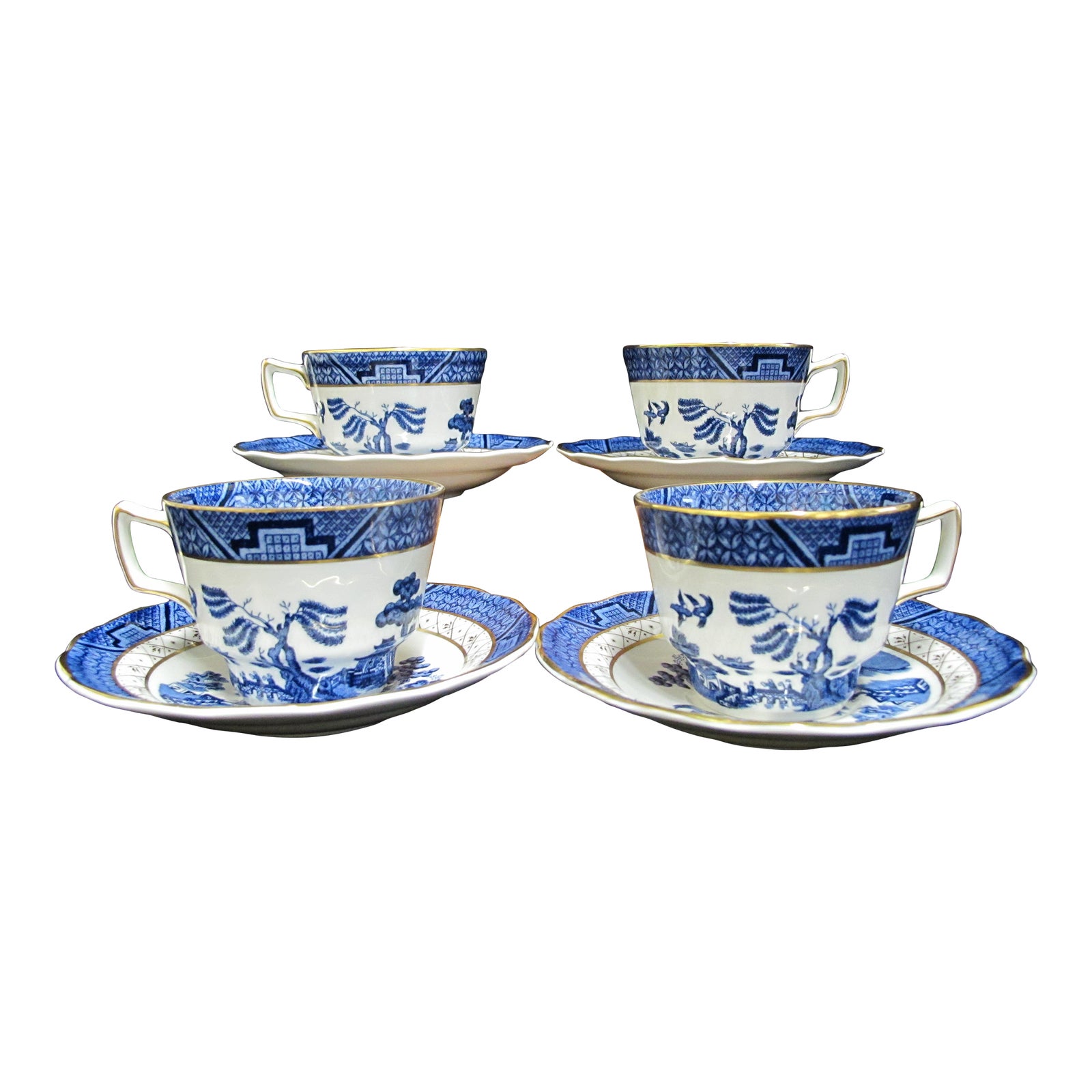 Royal Doulton Booths Blue China Real Old Willow 4 1/4