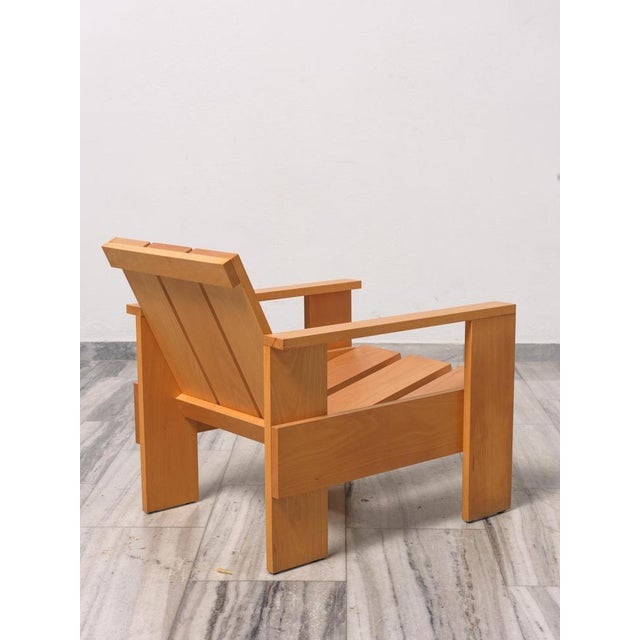 Gerrit Rietveld Crate Armchair by Gerrit Rietvelt for Rietvelt, 1990 For Sale - Image 4 of 9