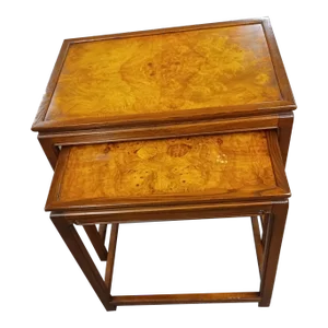 Late 20th Century Asian Style Nesting Tables - Set of 2