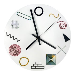 "Multi-Color" Corian Wall Clock by Kim Mullis as Wilderness Bodies For Sale