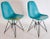 Mid 20th Century Eames Herman Miller Dkr-1 Eiffel Wire Chairs Set of 2 For Sale - Image 5 of 13